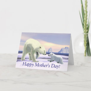 Polar Bear - Mama Nose Best Karte