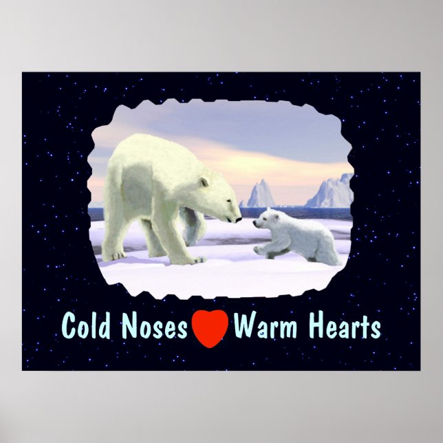 Polar Bear - Mama Nose Best Poster (Vorne)