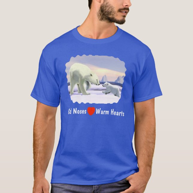 Polar Bear - Mama Nose Best T-Shirt (Vorderseite)