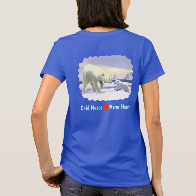 Polar Bear - Mama Nose Best T-Shirt (Rückseite)