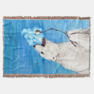 Polar Bear mit Toasta Marshmallow Decke