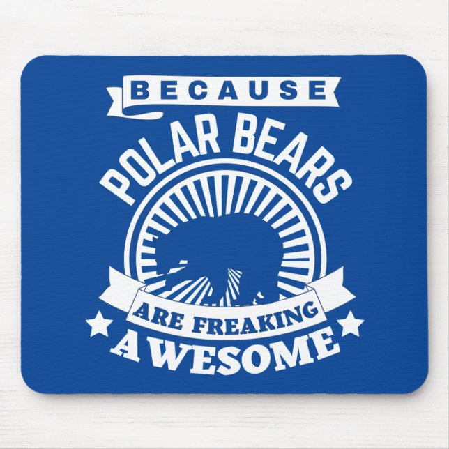 Polar Bear Mousepad (Vorne)