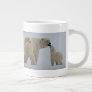 Polar Bear Mutter mit Cube Jumbo-Tasse