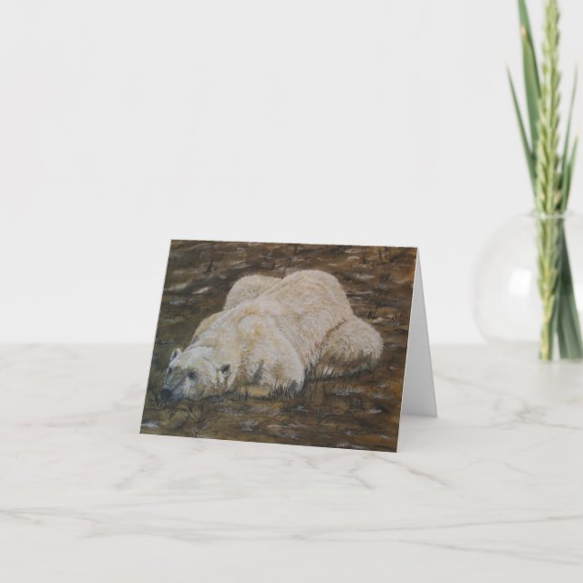 Polar Bear Note Card Karte (Vorderseite)