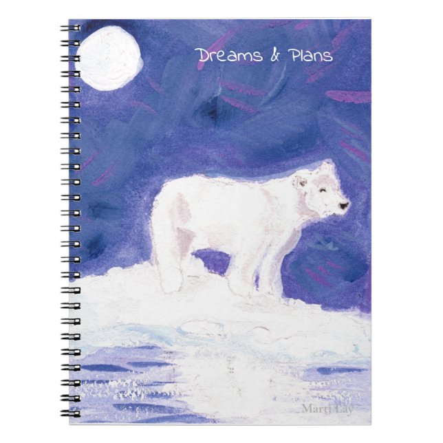 Polar Bear Notebook Notizblock (Vorderseite)