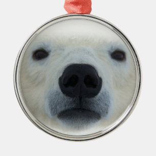Polar Bear Ornament Aus Metall