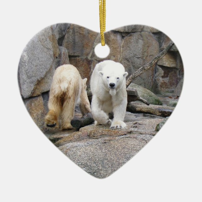 POLAR BEAR-Ornament Keramik Ornament (Vorne)