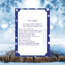 Polar Bear Over oder Under Baby Showgame