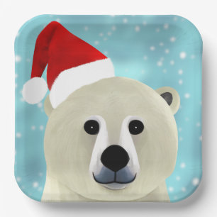 Polar Bear Pappteller