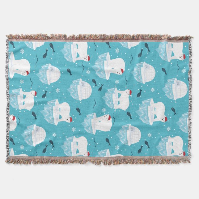 Polar Bear Party Decke (Vorderseite)