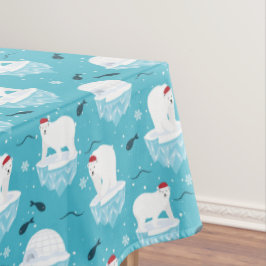 Polar Bear Party Tischdecke