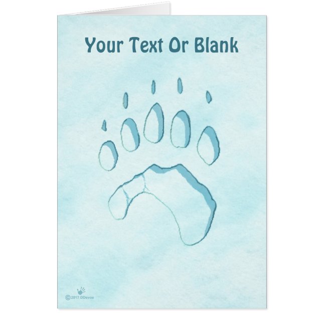 Polar Bear Paw Print (Vorne)