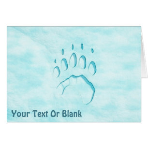 Polar Bear Paw Print