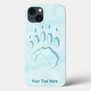 Polar Bear Paw Print Case-Mate iPhone Hülle