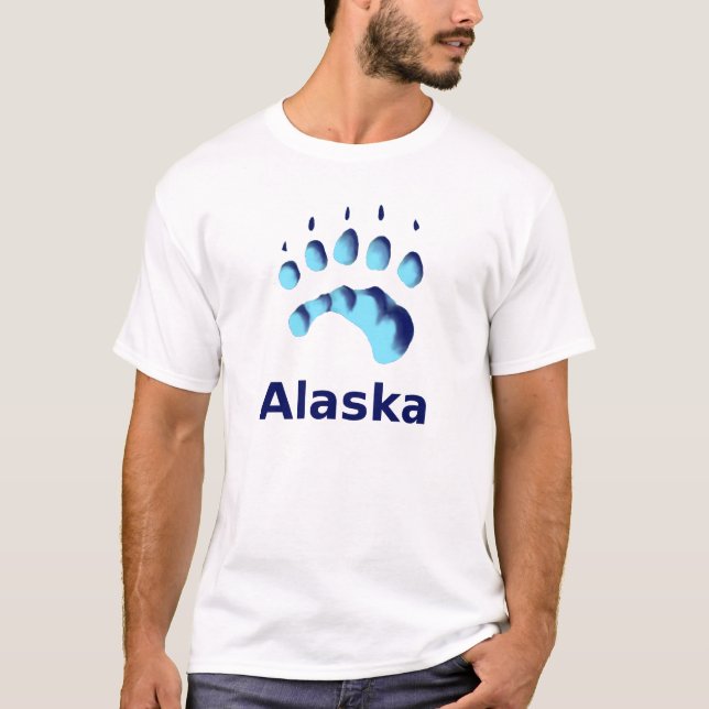 Polar Bear Paw Print T-Shirt (Vorderseite)