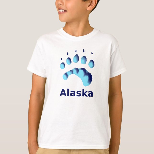 Polar Bear Paw Print T-Shirt (Vorderseite)