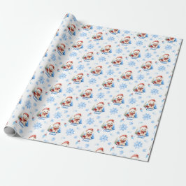 Polar Bear Personalisiert Gift Wrap Geschenkpapier