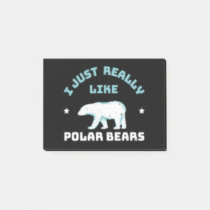 Polar Bear Post-it Klebezettel