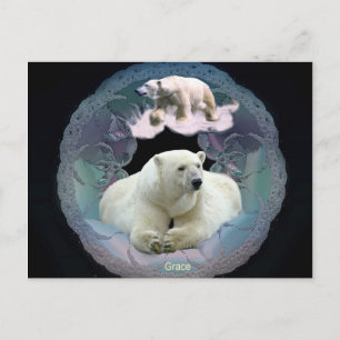 Polar Bear Postcard Postkarte