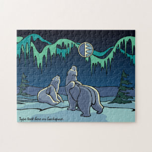 Polar Bear Puzzle Personalisierter Polar Bear Art