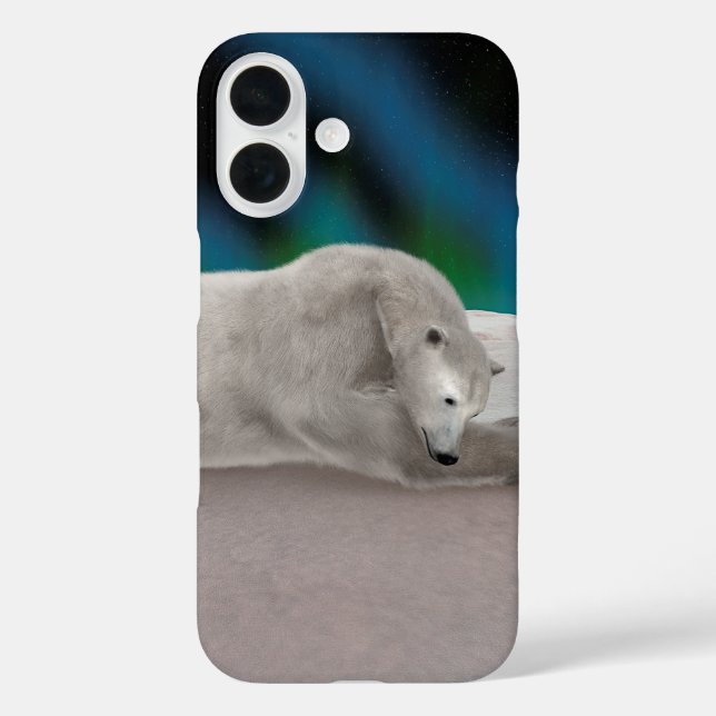 Polar Bear Resting Case-Mate iPhone Hülle (Rückseite)