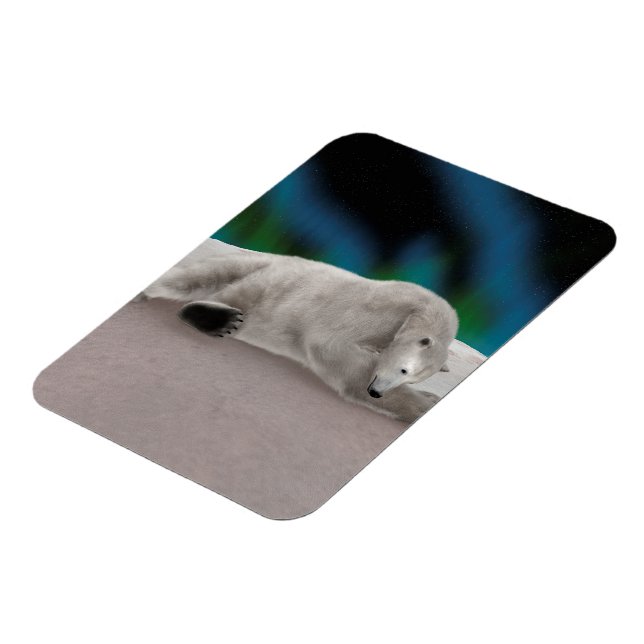 Polar Bear Resting Magnet (Linke Seite)