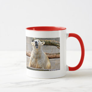 Polar Bear Roaring Tasse