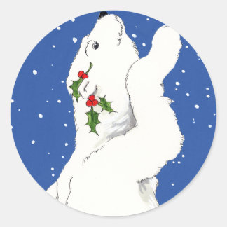 POLAR BEAR RUNDER AUFKLEBER