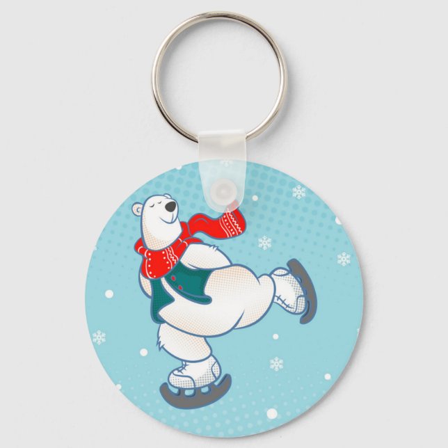 Polar Bear Schlüsselanhänger (Vorderseite)