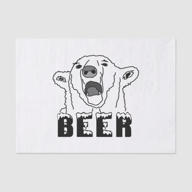 Polar Bear Seidenpapier (Vorderseite)