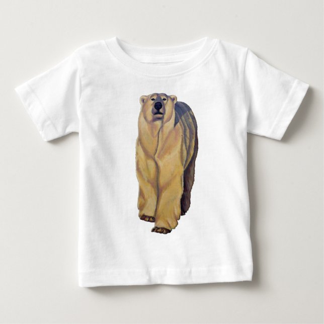 Polar Bear Shirt Long Sleeve Polar Bear Baby Shirt (Vorderseite)