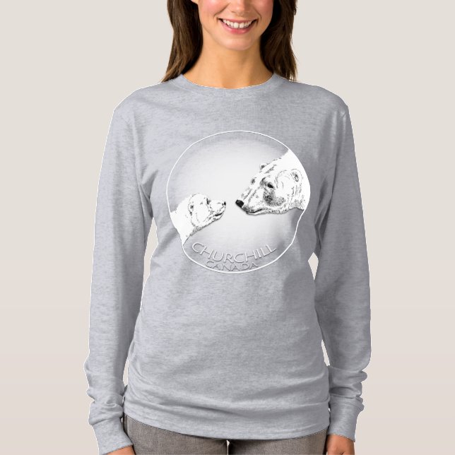 Polar Bear Shirt Women's Churchill Souvenir Shirt (Vorderseite)