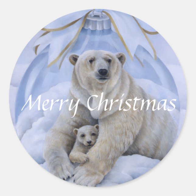 Polar Bear Sticker (Vorderseite)