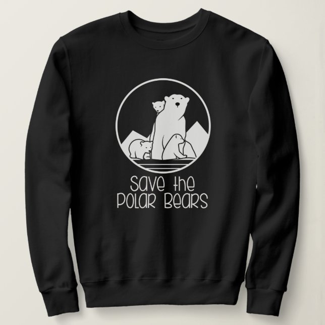Polar Bear Support Sweatshirt (Design vorne)
