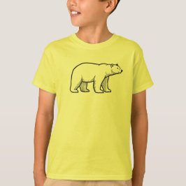 Polar Bear T-Shirt – Minimalist Animal design