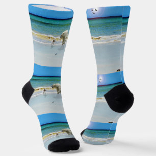 Polar Bear trifft Jack Russell, Crew Socks Socken