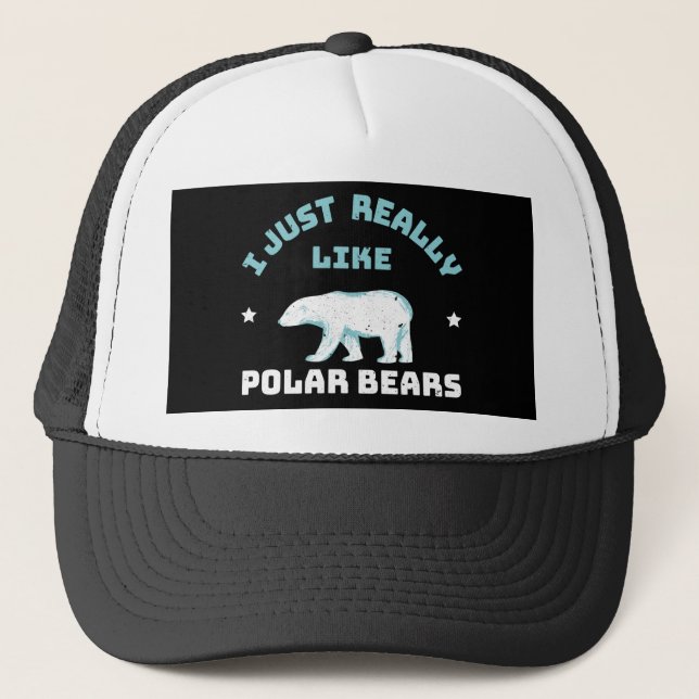 Polar Bear Truckerkappe (Vorderseite)