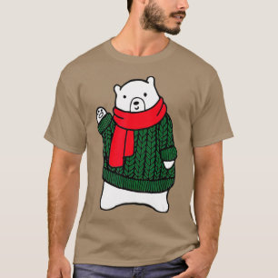 Polar Bear Ugly Christmas Sweater Winter T-Shirt