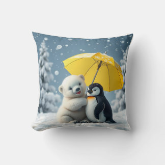 Polar Bear und Pinguin Kissen Kissen