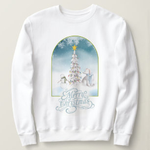 Polar Bear und Snowman Christmas Sweatshirt
