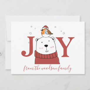 Polar Bear Weihnachtskarte