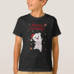 Polar Bear Weihnachtsschnee Wintertiere Polar T-Shirt<br><div class="desc">Der Eisbär zu Weihnachten mit Feenlicht. Hübsche Tiere mit Geschenken und Schnee zu den Ferien. Auch lustig für Weihnachten im Juli. Eisbären sind süße Tiere und perfekt zu Weihnachten.</div>