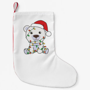 Polar Bear Weihnachtstiere Polar Bears Kleiner Weihnachtsstrumpf