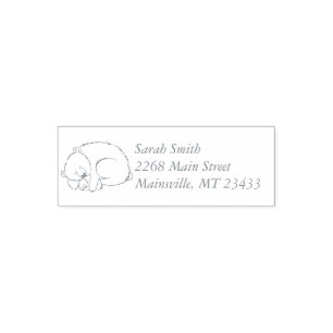 Polar Bear Winter Baby Dusche Permastempel