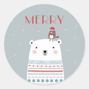 Polar Bear wünscht Aufkleber