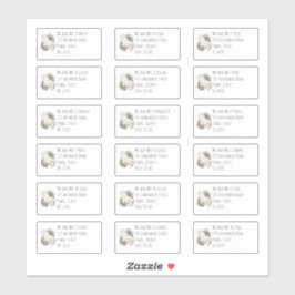 Polar Bears 18 Namensschilder Aufkleber