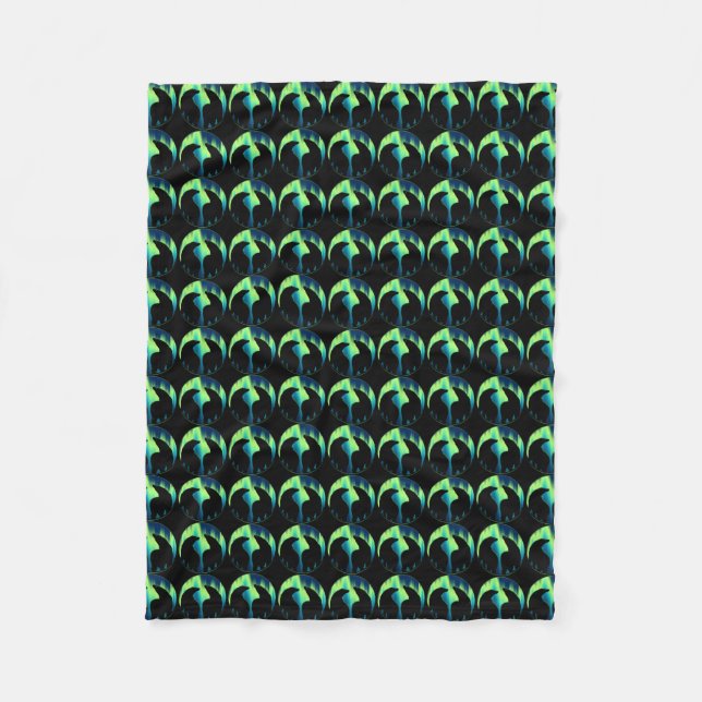 Polar Bears Blanket Bear Art Fleece Blanken (Vorderseite)