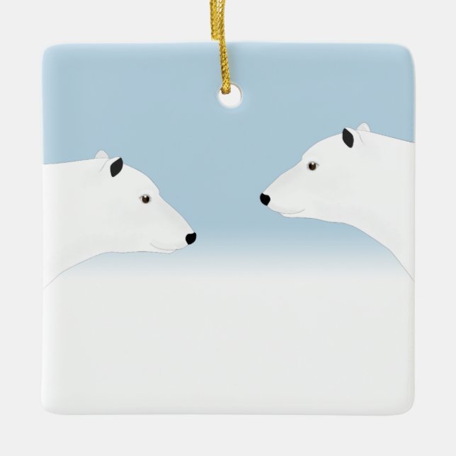 Polar Bears Ornament (Vorderseite)