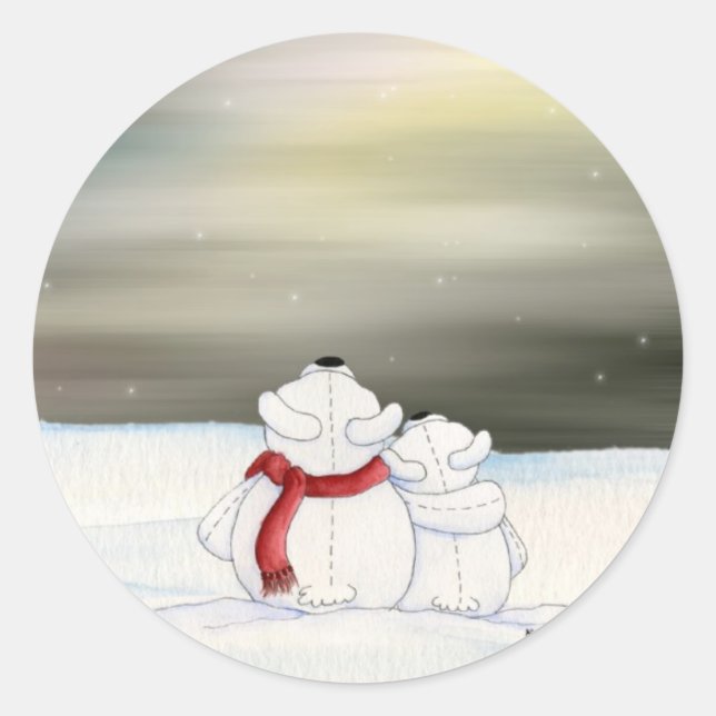 Polar Bears Sticker (Vorderseite)