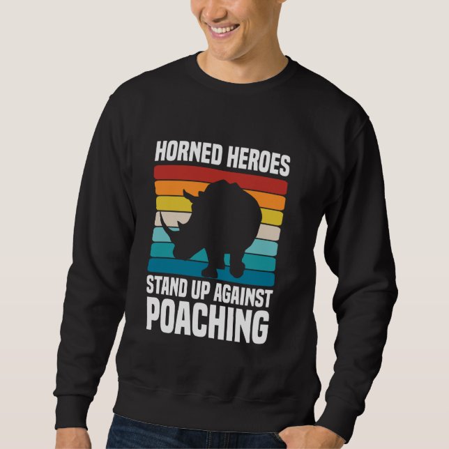 Polar Bears Tierschutz Rhino Sweatshirt (Vorderseite)